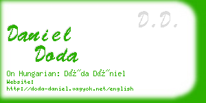 daniel doda business card